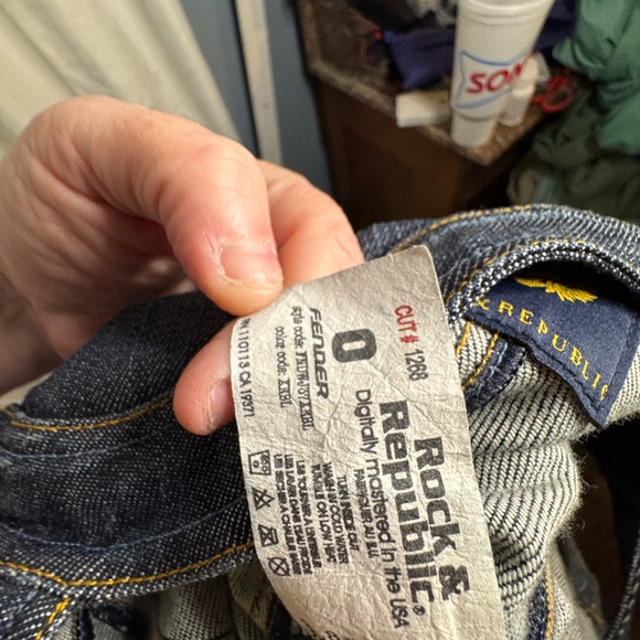 Rock & Republic Dark Denim Corset Dress Size 0 Y2K Bustier Rockabilly Edgy - Picture 5 of 8